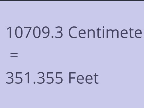 10709.3 CM TO FEET