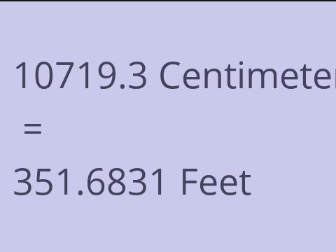 10719.3 CM TO FEET