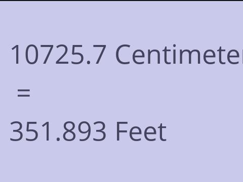 10725.7 CM TO FEET
