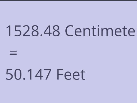 1528.48 CM TO FEET