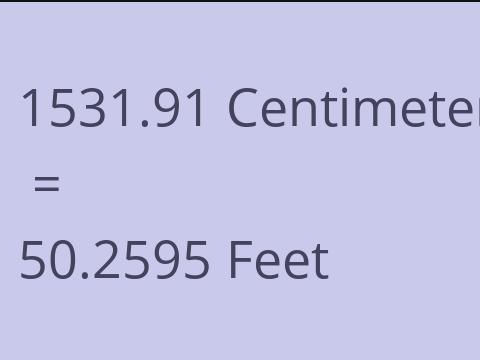 1531.91 CM TO FEET