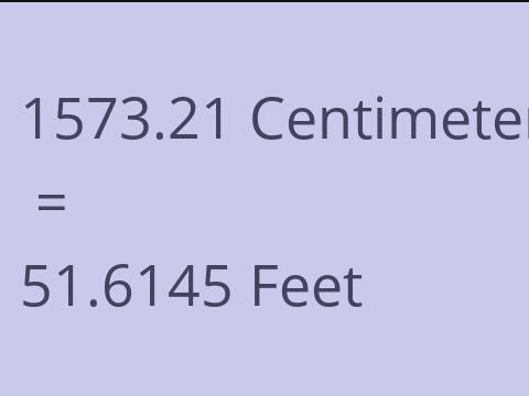 1573.21 CM TO FEET