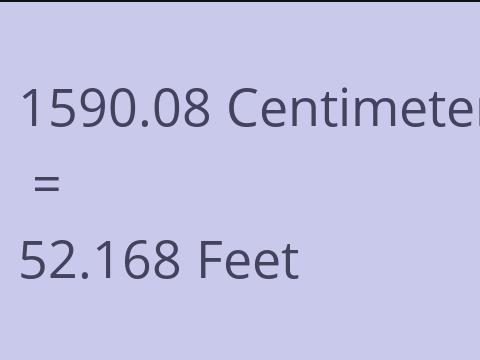 1590.08 CM TO FEET