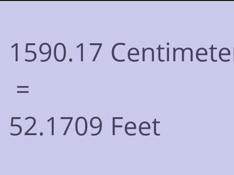 1590.17 CM TO FEET