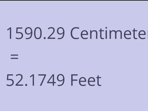 1590.29 CM TO FEET