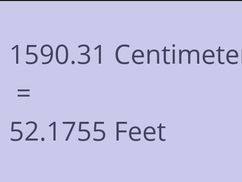 1590.31 CM TO FEET