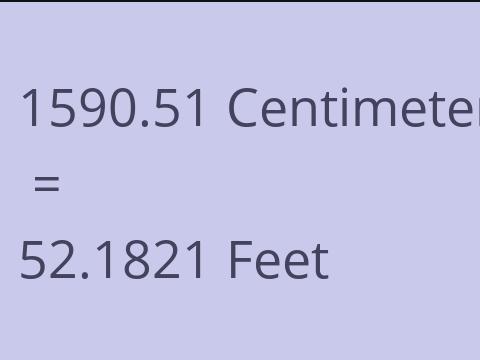 1590.51 CM TO FEET