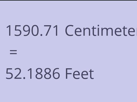 1590.71 CM TO FEET