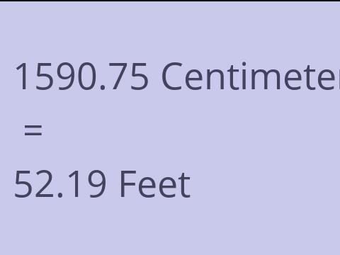 1590.75 CM TO FEET