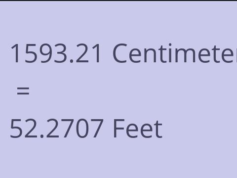 1593.21 CM TO FEET