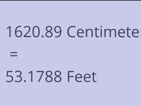 1620.89 CM TO FEET