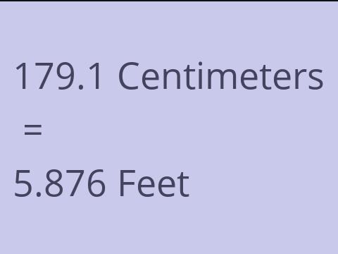 179.1 CM TO FEET