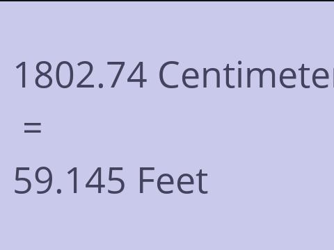 1802.74 CM TO FEET