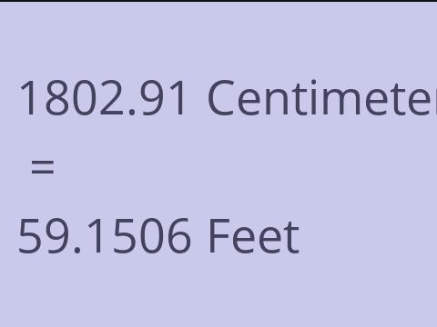 1802.91 CM TO FEET