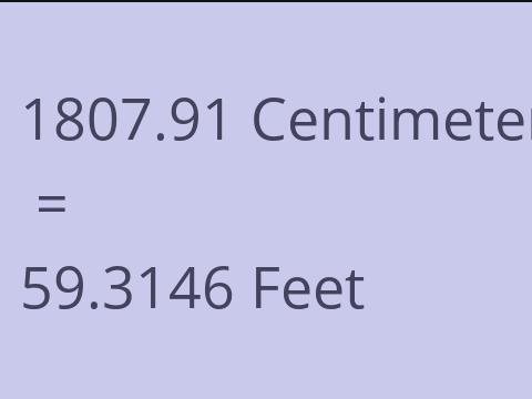1807.91 CM TO FEET