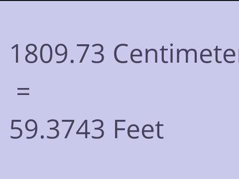 1809.73 CM TO FEET