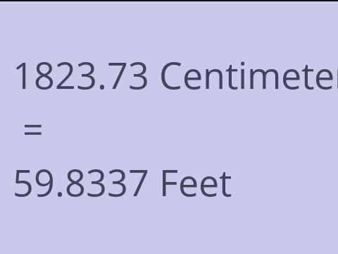 1823.73 CM TO FEET