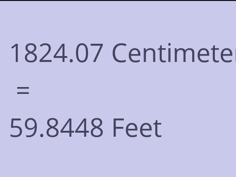 1824.07 CM TO FEET