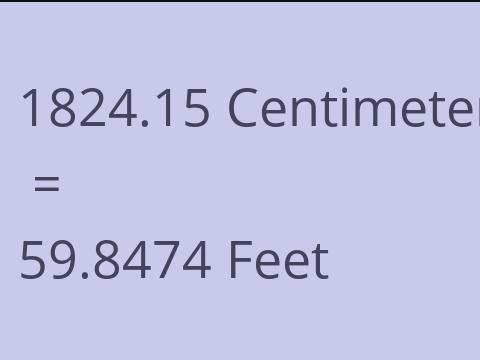 1824.15 CM TO FEET