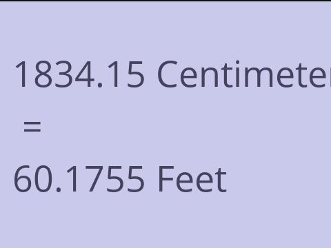 1834.15 CM TO FEET