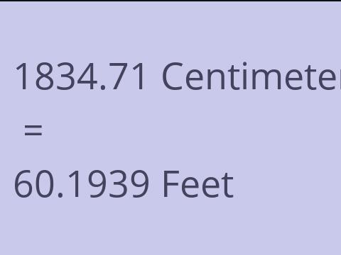 1834.71 CM TO FEET