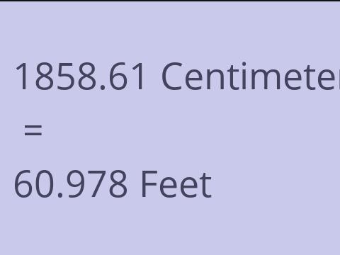 1858.61 CM TO FEET