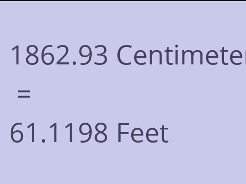 1862.93 CM TO FEET