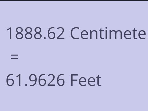 1888.62 CM TO FEET