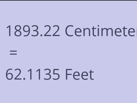 1893.22 CM TO FEET