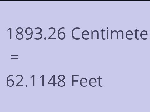 1893.26 CM TO FEET