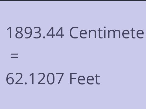 1893.44 CM TO FEET