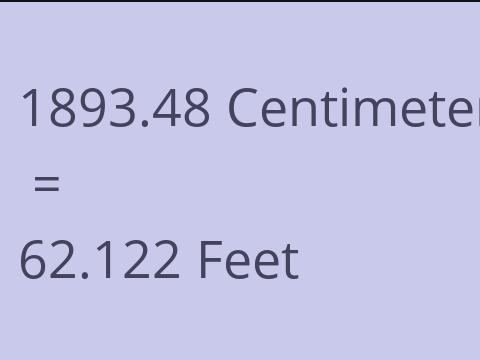 1893.48 CM TO FEET