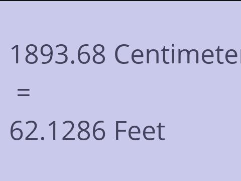 1893.68 CM TO FEET