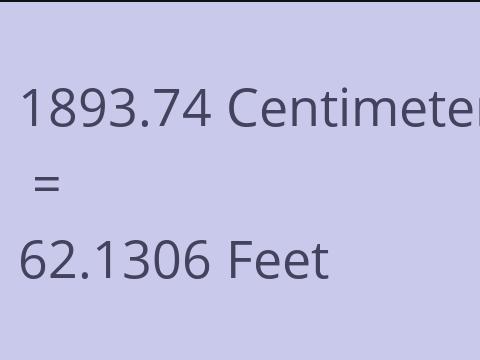 1893.74 CM TO FEET