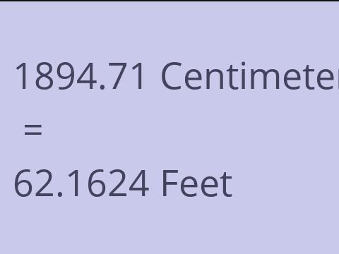 1894.71 CM TO FEET