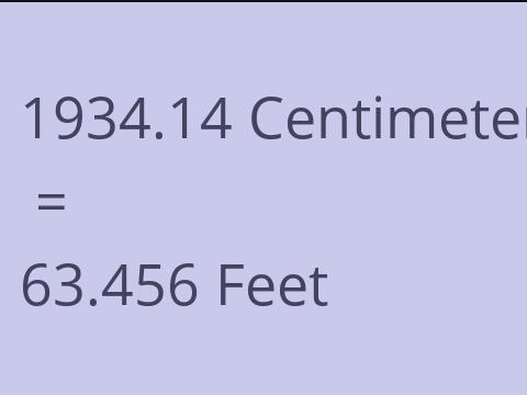 1934.14 CM TO FEET