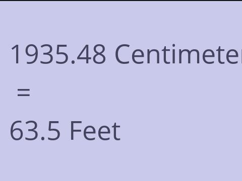 1935.48 CM TO FEET