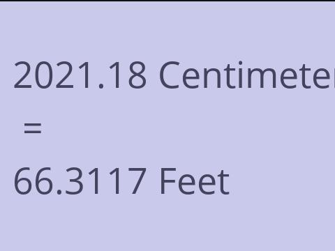 2021.18 CM TO FEET