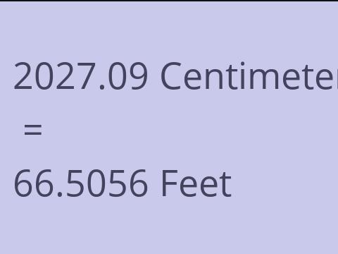 2027.09 CM TO FEET