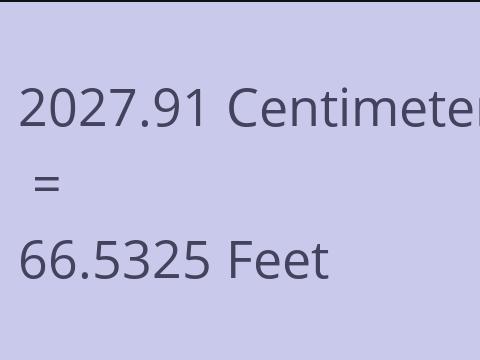 2027.91 CM TO FEET