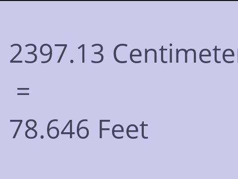 2397.13 CM TO FEET