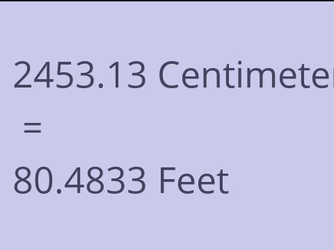 2453.13 CM TO FEET