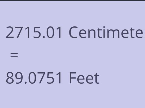 2715.01 CM TO FEET