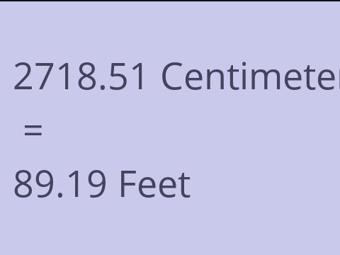2718.51 CM TO FEET