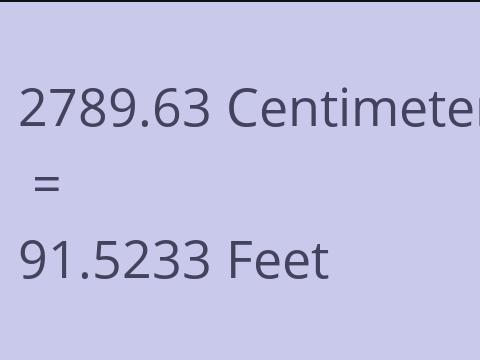 2789.63 CM TO FEET