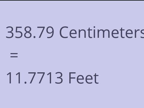 358.79 CM TO FEET