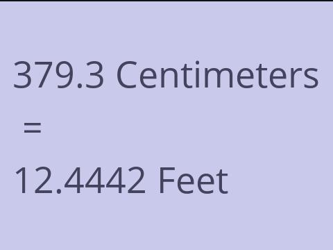 379.3 CM TO FEET