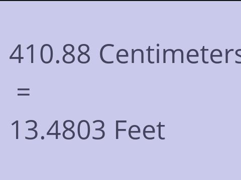 410.88 CM TO FEET