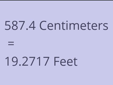 587.4 CM TO FEET