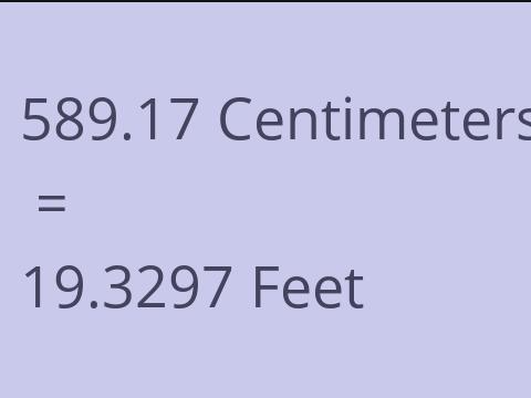 589.17 CM TO FEET